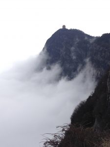 Taoist temple between heaven and earth